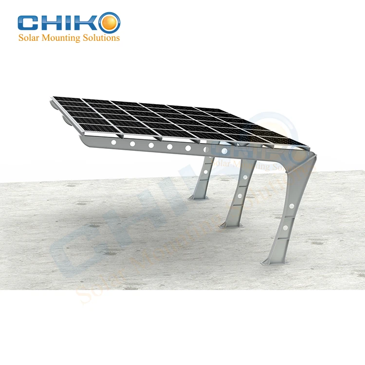 High quality solar panel carport and solar parking structure for solar power mounting system