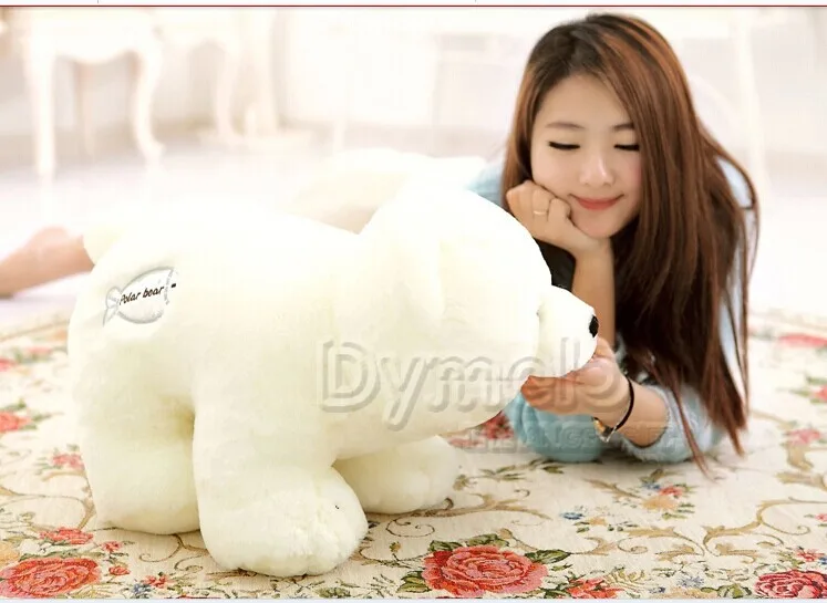 45 cm white polar bear plush toy doll birthday girlfriend gift w5468
