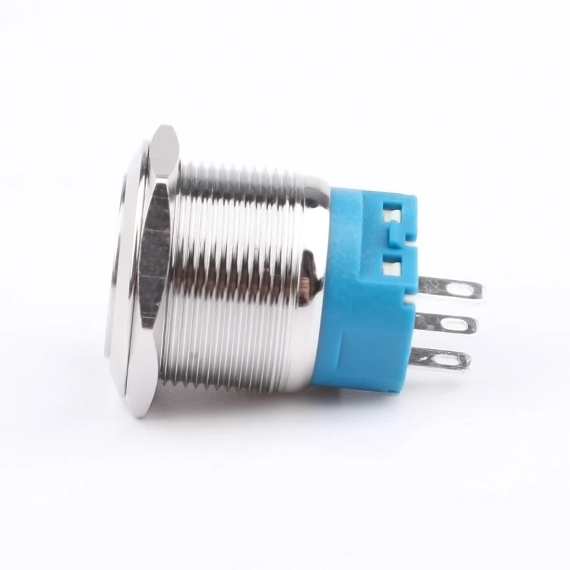 Stainless steel  self-latching waterproof  ip66 IK09 push button switch 22mm