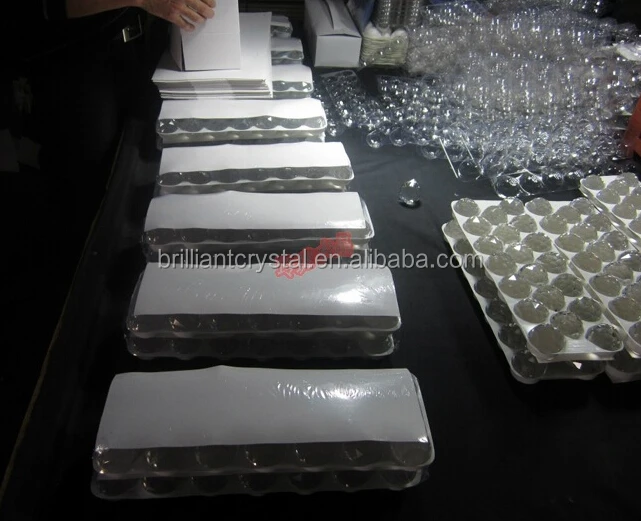 good quality 30mm clear faceted crystal balls cut chandelier parts