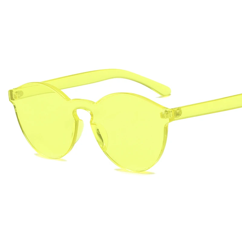 
Sinle custom sun glasses jello candy colored sunglasses for men/women clear lens glasses 
