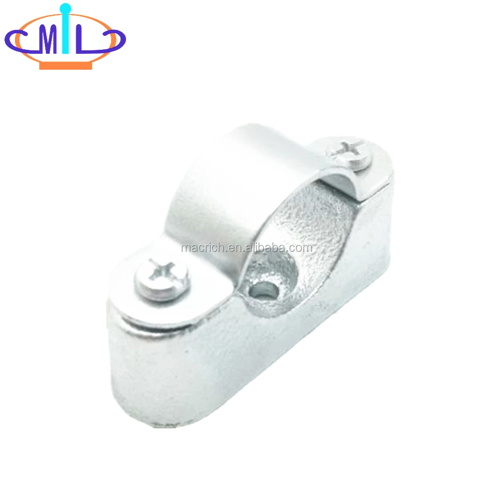 
wholesale factory price galvanized malleable iron pipe clamp 3/4 