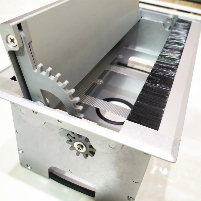 Double Sided Opening Cable Wire Box Conference Desk ctangular Cable Grommet wire hole cover