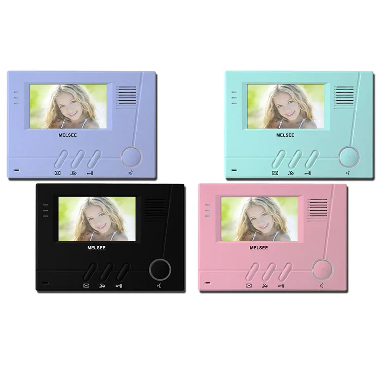 Melsee video door phone electric doorbell intercom wire camera intercom