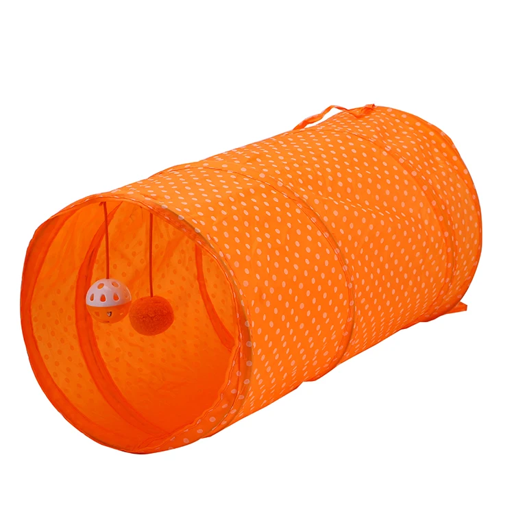 foldable cat tunnel with ball cat toy pet products wholesale in stock fast delivery cat toy