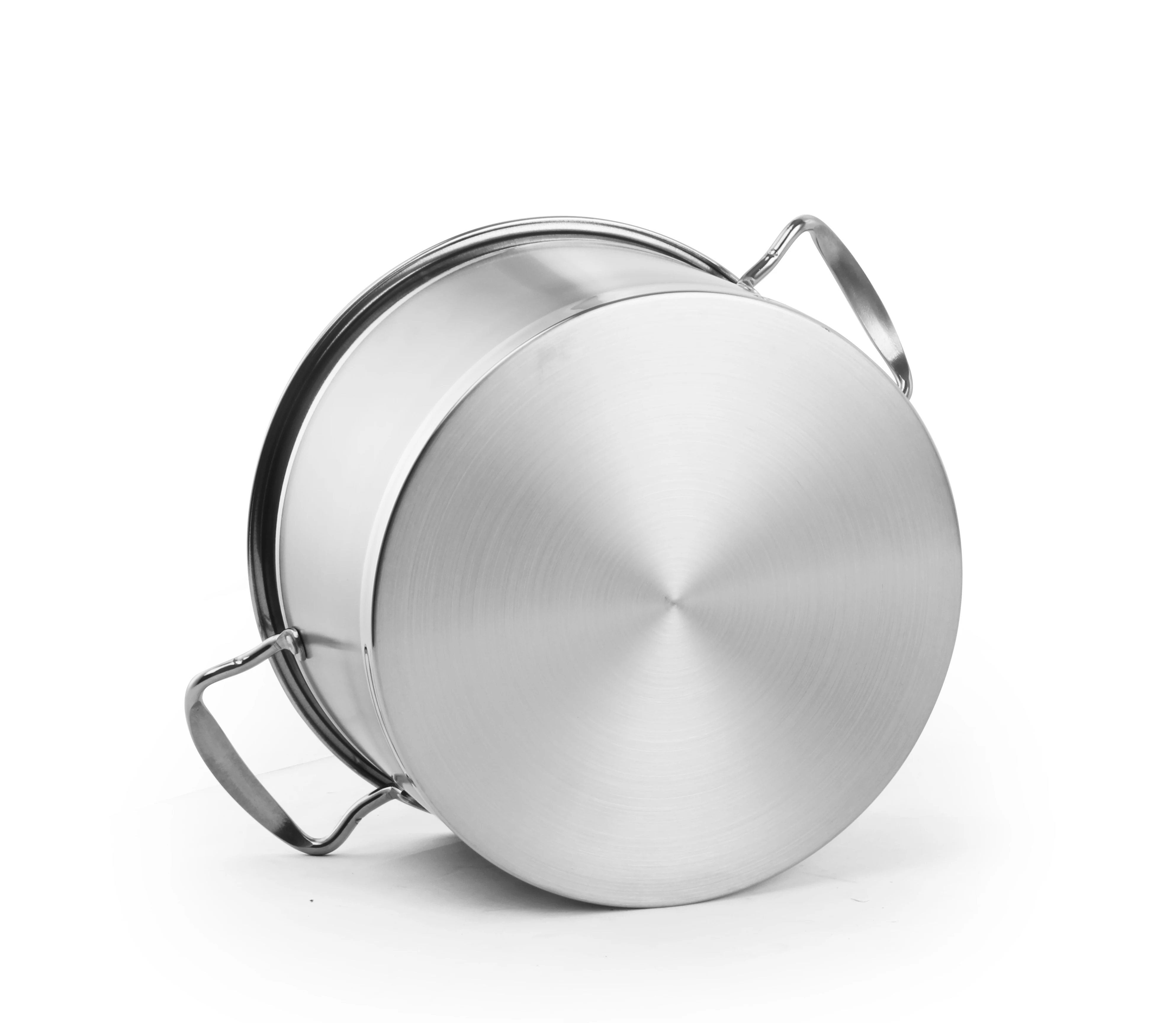 2 layer high quality stainless steel steamer soup pot /optima steamer with glass lid double boiler