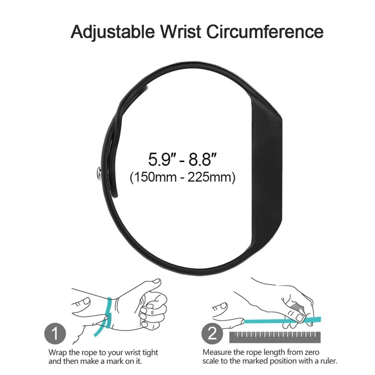 HUAMJ New items for Huawei Honor 3 4 watch bands silicone smart watch straps band watch for honor band 5 strap