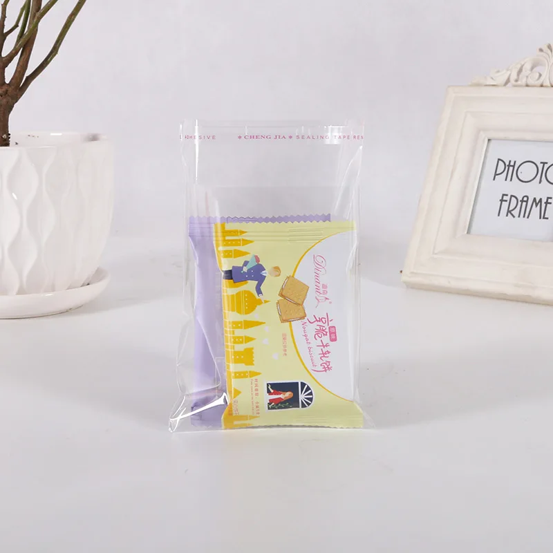 Cellophane Eco Friendly Plastic Wholesale Colors Printed Adhesive Bag