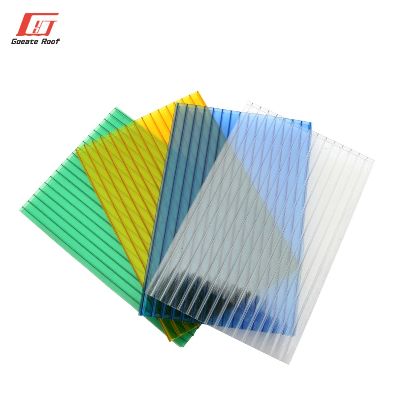 roof skylight tinted 6mm ge lexan 4x8 sheet plastic polycarbonate sheet with great price polycarbonate hollow sheet PC panels