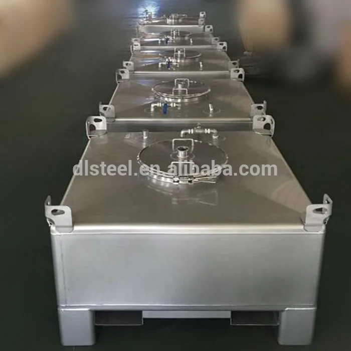 
custom 500L stainless steel wine tote IBC tank container 