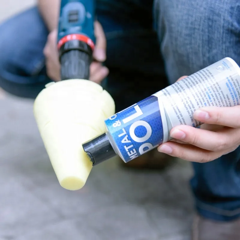 Car Wheel Yellow Umbrella shape Polishing Waxing Cleaning Power Foam Cone Dual Action mini Polisher