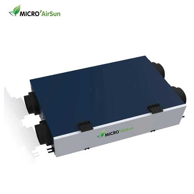 Fresh Air Handling Units Ventilation System Air to Air Recuperator with Heat Recovery