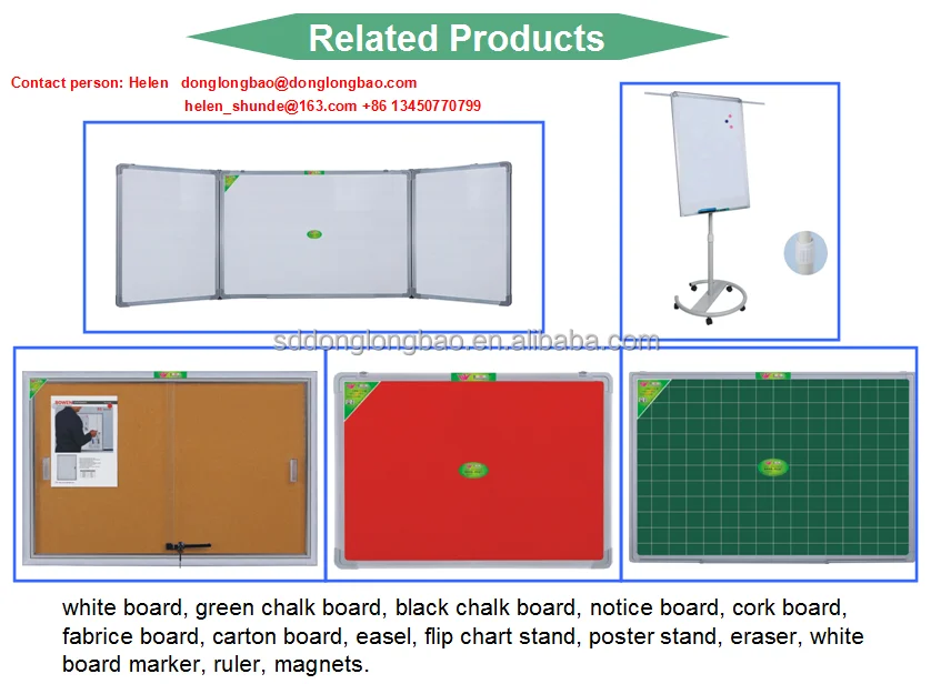 
Ultra-Slim, Lightweight Magnetic Dry Erase Board & Accessories (Includes Whiteboard Pen & Pen Tray, 3 x Magnets & Eras BW-V10 