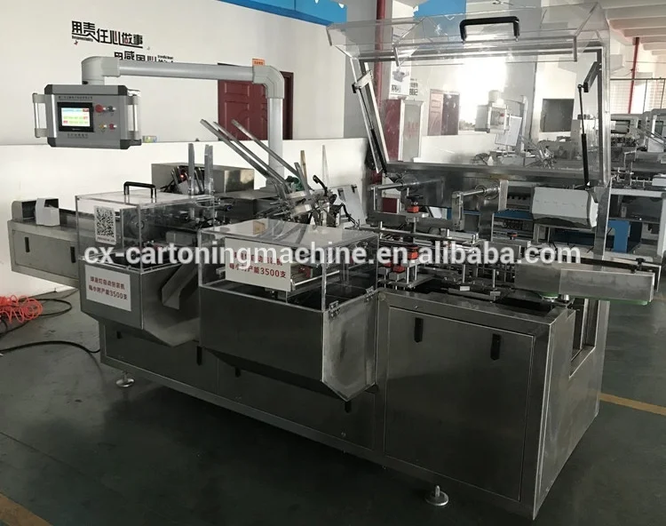 Automatic Cartoning Machine For Bulb Light Box Pack Equipment