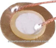 344 kHz 8mm piezo element with 2 wires