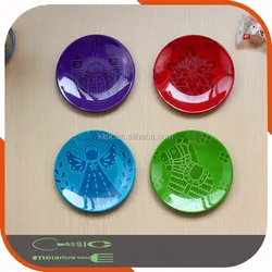 Изготовленная на заказ печатная небьющаяся посуда антиквариат тарелка для посуды