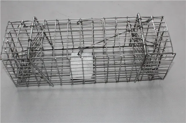 Mouse Cage Animal Foldable Trap Large Animal Box Trap For Possum Cat Rabbit Woodchucks Hare