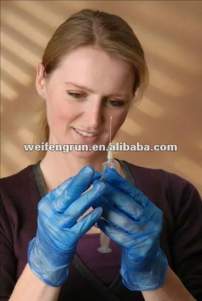 
ПВХ виниловые перчатки медицинского класса 