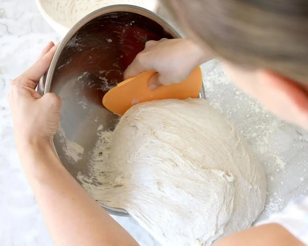 kitchen silicone dough bowl scraper