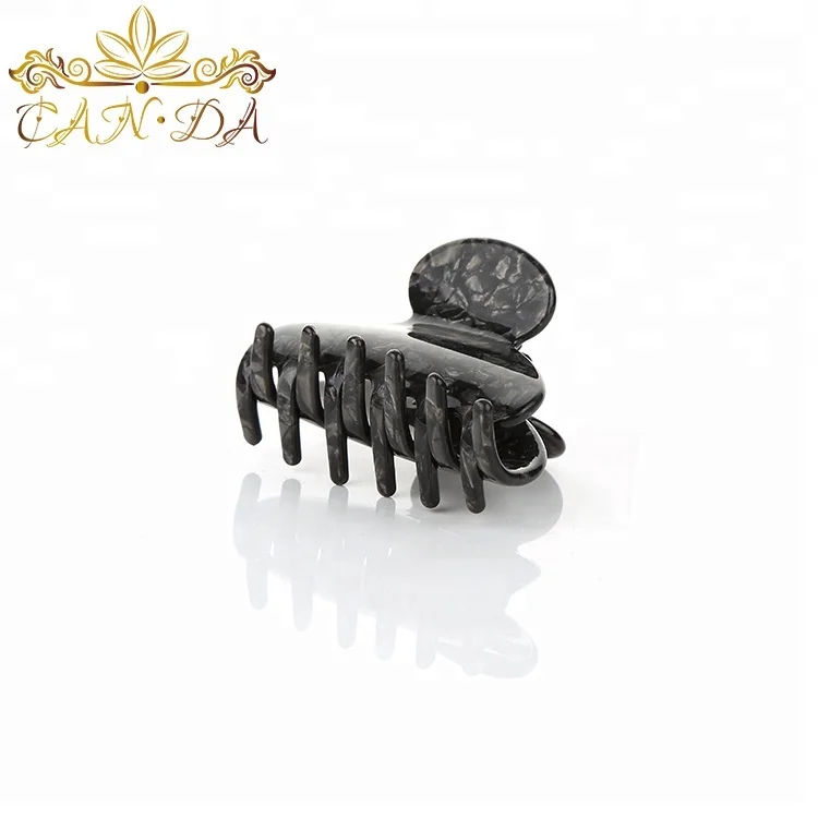 Wholesale tortoise shell jewelry korean custom hairclip cellulose acetate accessories women hair clip claw design products