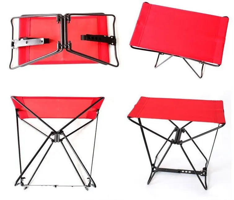 Newest Style Folding Camping Stool Portable Aluminum Material Outdoor Folding Chair for BBQ Camping Fishing
