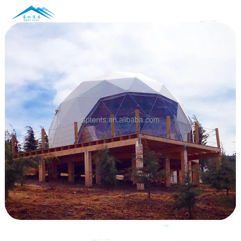 Modern Design Fireproof PVC Coated Tent With Stove Outdoor Event Party Glamping Tent Luxury