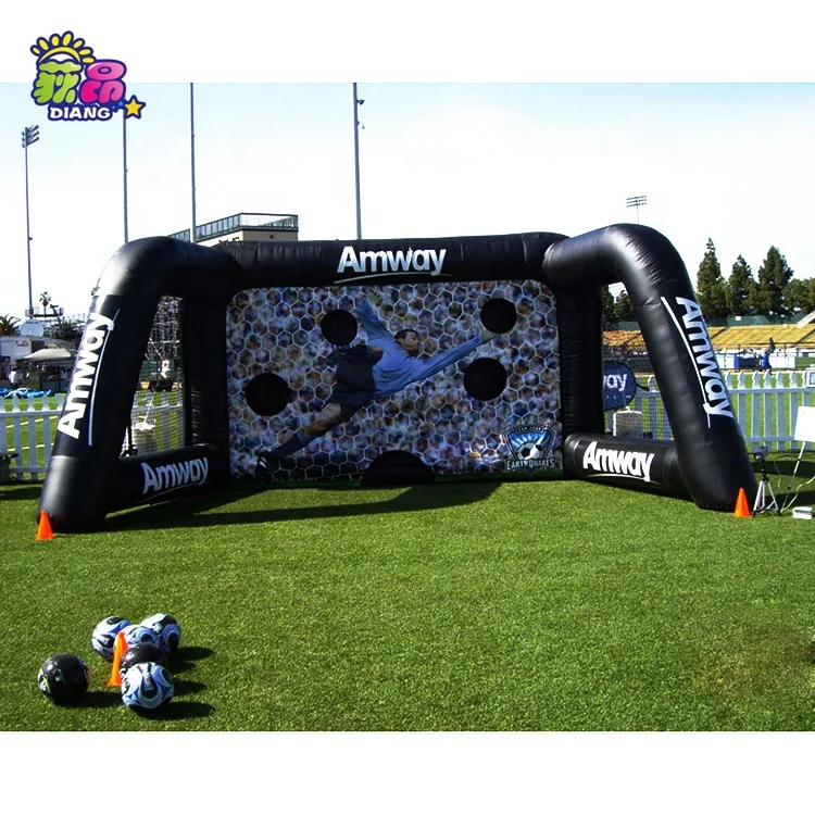 New inflatable speed soccer shooter cage/inflatable soccer shooting games Factory direct sales inflatable