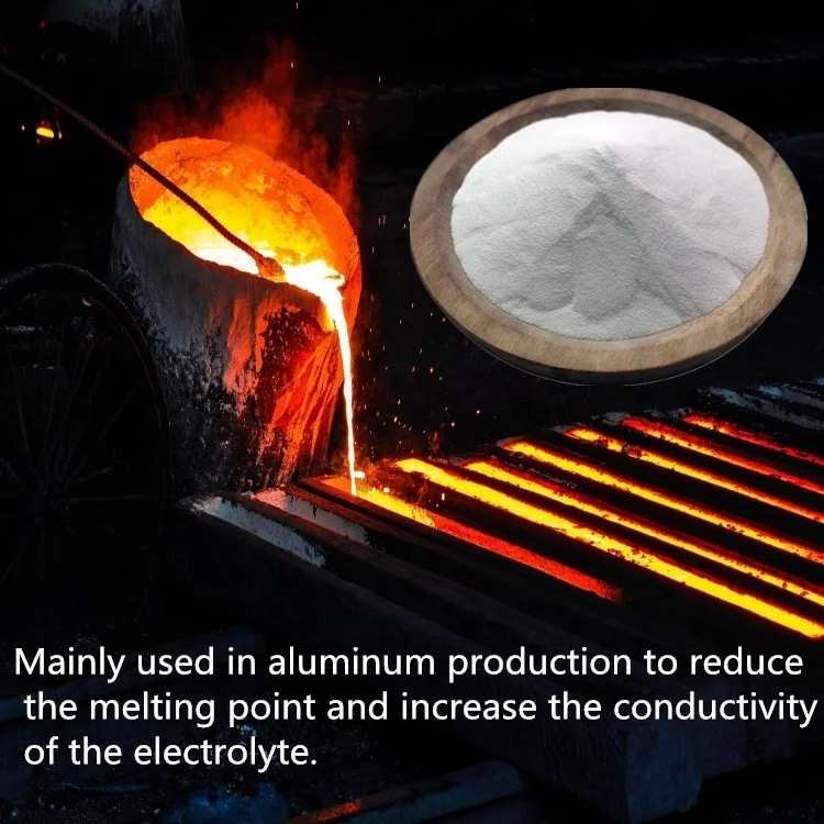 ceramic enamel and the component of glaze materials  aluminum fluoride AlF3