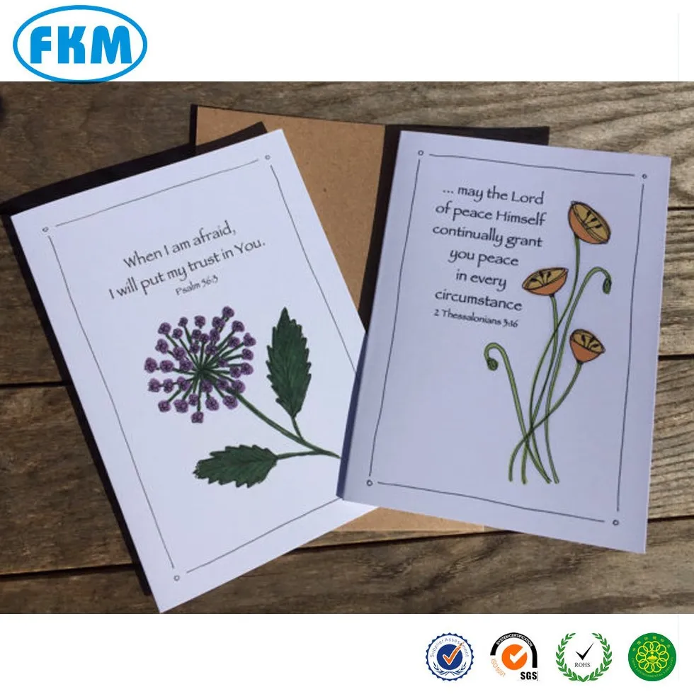 Набор из 6 христианских поздравительных открыток