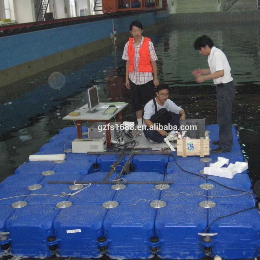 modular floating platform dock system for pumps and walkways