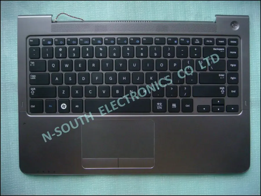 Original new laptop touchpad palmrest keyboard for samsung np530u4b np530u4c ba75-03719 US black