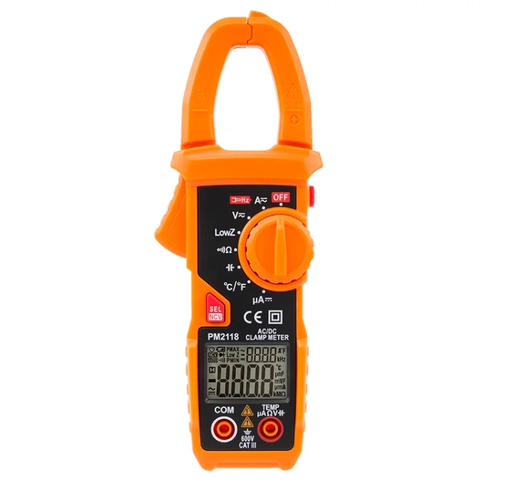 
6000 Counts 600A AC/DC Auto Range Digital Clamp Meter 