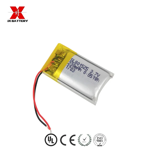 Перезаряжаемый литий-полимерный аккумулятор для фонаря глубокого цикла 3 7 в 801525 230