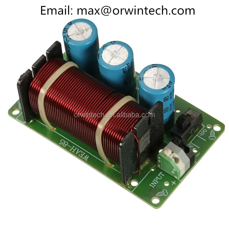 WEAH-85 200W Pure Bass Subwoofer Audio Crossover Frequency Divider for 5-8 inch Speaker Home Theater