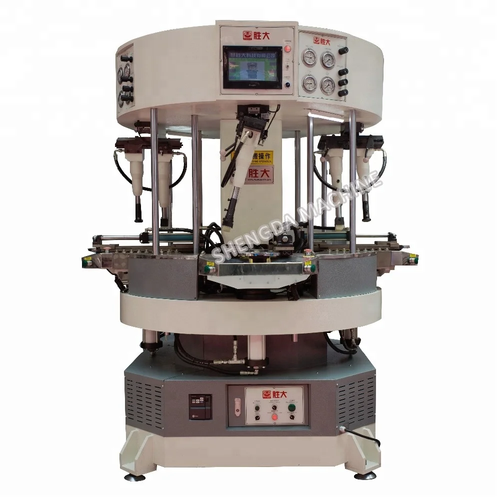 Вращающаяся машина для производства безопасной обуви типа 8 в 1, машина для производства обуви, автоматическая вращающаяся машина для обуви