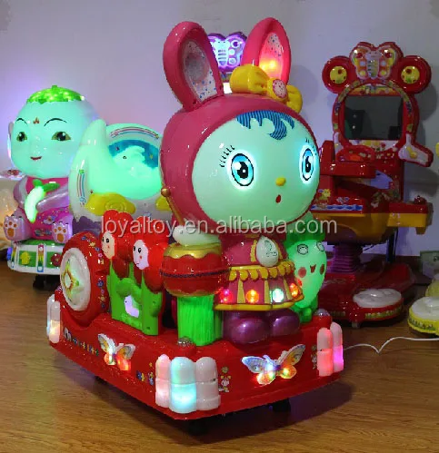 LYER2154 rabbit kiddie ride, colorful coin operated video game machines, commercial grade cheap arcade machine