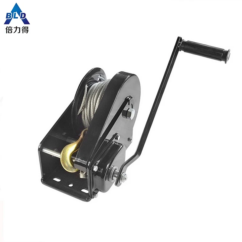 Manual brake winch&2600lbs hand winch SC2600