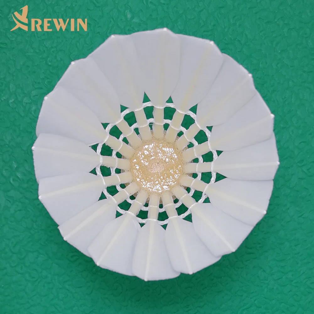 The Most Durable Goose Feather Shuttlecock High Quality Same as YY AS9 YOUHE S100 EG1101 Hot Sales 12pcs