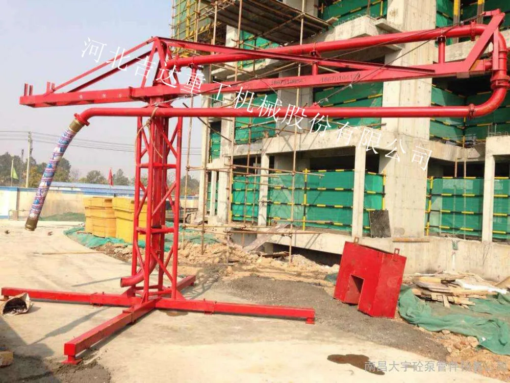 
Manual placing boom/concrete spreader/climbing spider for construction 