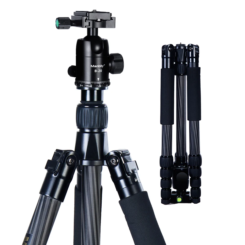 Manbily Professional Carbon Fiber Tripod For Digital SLR DSLR Camera  CZ-312