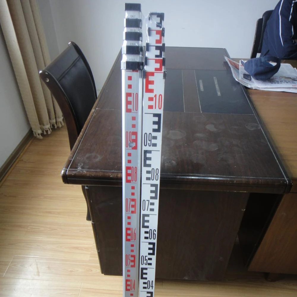 professional levelling staff aluminum 5m
