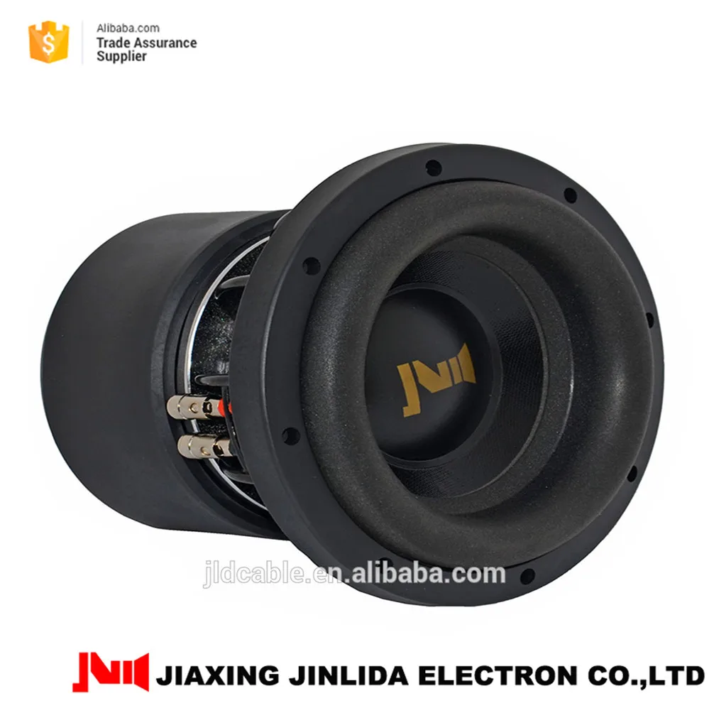 Автомобильные сабвуферы для соревнований с сабвуфером spl 8 дюймов и корпусом из литого алюминия