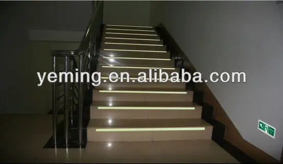 
photoluminescent stair nosing/luminous stair nosing 