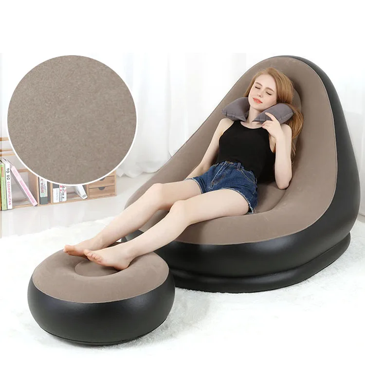 Wholesale custom high quality comfortable heavy duty inflatable sofa chair Chaise Lounge