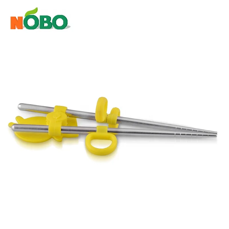 Safe Comfortable Stainless steel Kid Trainer Chopstick