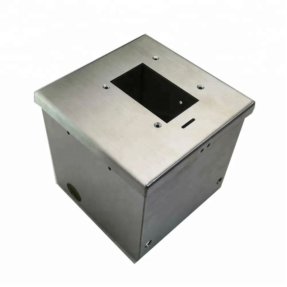 Aluminum sheet metal stamping process making housing case extruded electrical  pcb enclosure box
