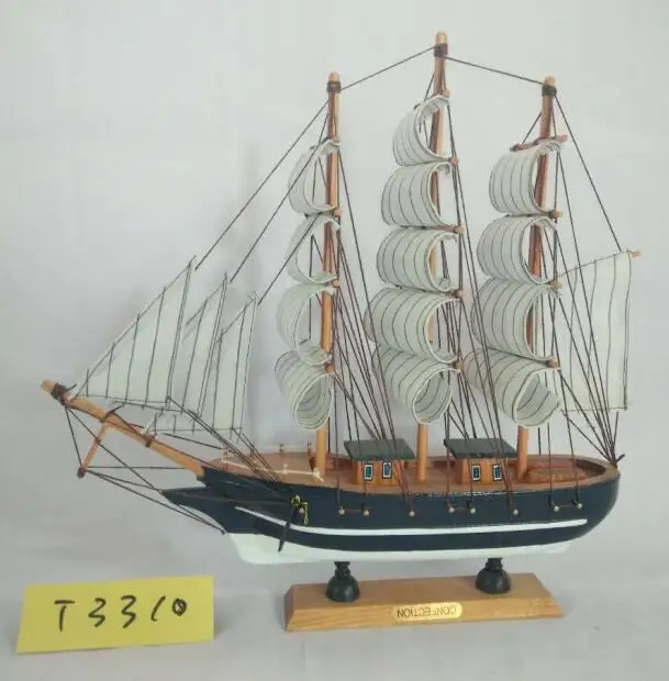 Length 33 CM Mix Style Antique Style Historical Tall Ship Model For Maritime Decoration PS014