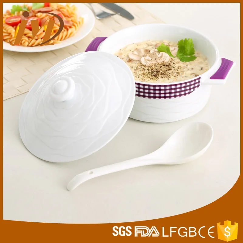 Chaozhou Factory Ceramic Food Warmer Casserole Serving Dish With