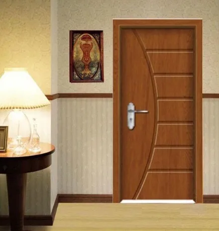 China supplier swing raw wood door skin panel paint design wood door