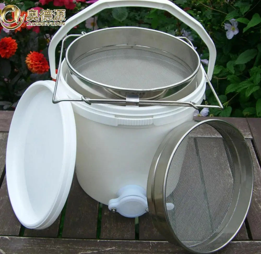 Двойное сито для меда оборудование пчеловодства набор инструментов фильтрации